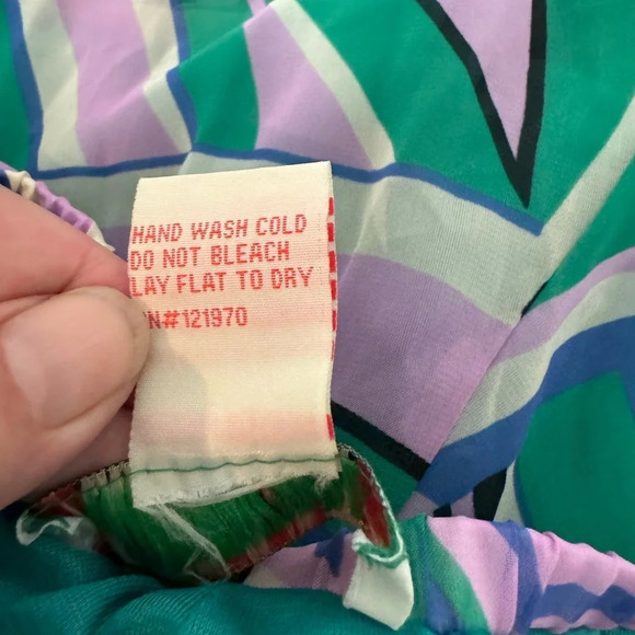 Flying Tomato Sheer Funky Retro Printed Wide Leg Palazzo Pants Size Small - Picture 10 of 11